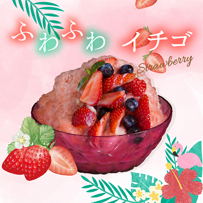 【ど冷えもん対応不可】ふわふわかき氷 いちご ※別途専用かき氷機 必須・仕入れ 卸 業務用 小売店 キッチンカー 夏祭り イベント