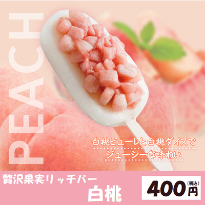 DA6101 リッチ果実バー マンゴー・ピーチ2種セット　※容器別途必要