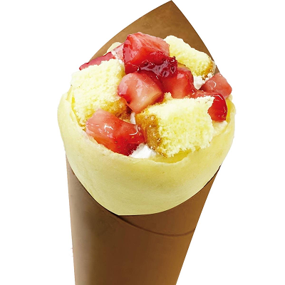 4位：アイスショートケーキクレープ