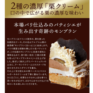 【販売終了】三豊和栗モンブラン・金嶺(きんれい)5号【2025クリスマスケーキ】・仕入れ 卸 業務用 小売店 ギフト クリスマス