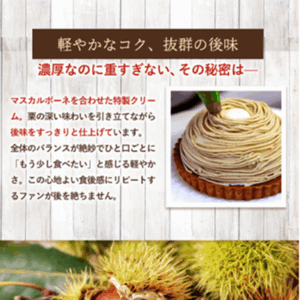 【販売終了】三豊和栗モンブラン・金嶺(きんれい)5号【2025クリスマスケーキ】・仕入れ 卸 業務用 小売店 ギフト クリスマス