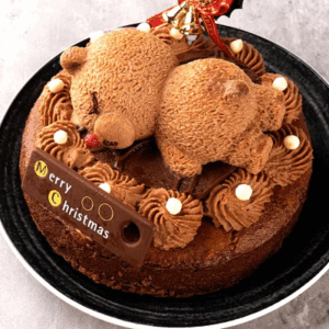 【販売終了】くまくまクリスマスケーキ【2025クリスマスケーキ】・仕入れ 卸 業務用 小売店 ギフト クリスマス